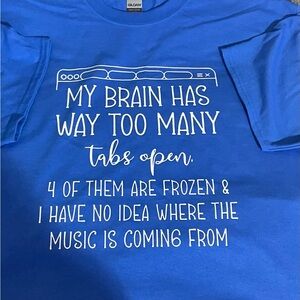 Gildan ADHD Funny Graphic Tee Size Womens Large